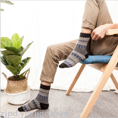 Qiu dong is tasted newly restore ancient ways ethical wind is soft and comfortable in tube male socks male wool socks