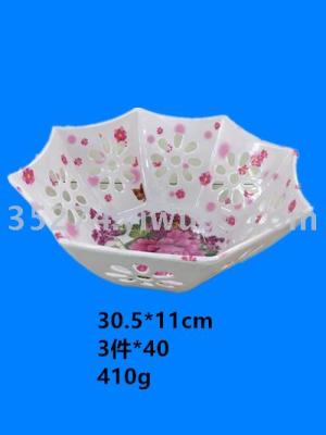 Melamine tableware Melamine fruit plate Melamine plate Melamine lattice plate Melamine quadrate large spot stock