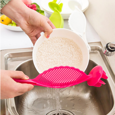 Plastic Rice Washing Machine Japanese-Style Rice Washing Stick Kitchen Kit Manual Rice-Washing Ware Artifact