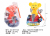 New Spring Festival Lantern Electric Universal Cartoon Rats Kart Stall Hot Sale