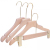 Solid wood paint-free clothing store hangers household hangers can be customized logo