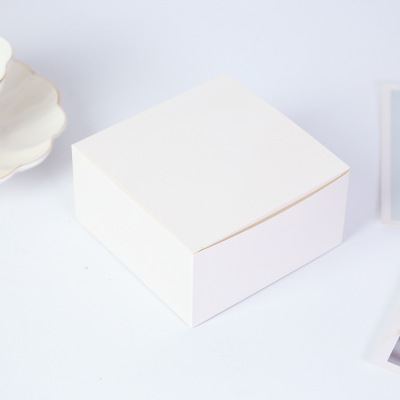 White Carton Box Paper Box Customized Gift Packaging Paper Box Customized Folding Packing Box Square Food Health Care Products Paper Box