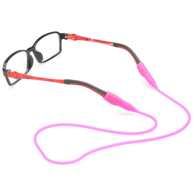 Silicone fixation band anti-slip silicone strap children sports glasses protection rope glasses off the rope