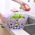 8815 plastic PP fruit basket waterproof storage basket fruit storage basket wholesale large carved fruit tray