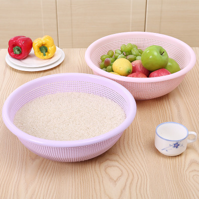 Factory direct selling plastic rice washing basket no. Washing rice sieve color milo daily department 404