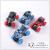 A number of monster cross-country big wheel car double return big foot car acoustic and optical alloy model toy absorbers