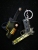 Monkey Survival Chicken Keychain Weapon PUBG Pistol Pendant Keychain Model
