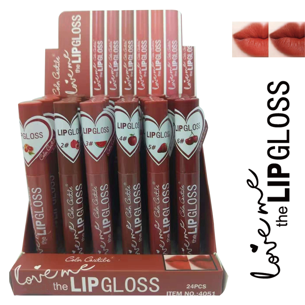 COLOR CASTLE新款水果不沾杯唇彩哑光雾面唇彩素颜显白多用唇泥