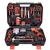 New home electric drill 129 pieces of hardware combination tools electrical maintenance toolbox multi-function tool set