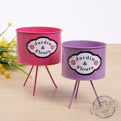 Garden is lovely be born flowerpot tin bucket flower tin bucket flower shop decorates outfit to raise flower tube