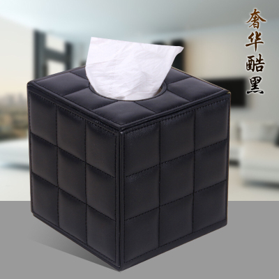 Leather Toilet Tissue Box Creative Chart Drum Hotel Supplies Roll Holder Factory Wholesale Advertising