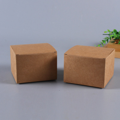 Factory Customized Kraft Liner Board White Carton Box Paper Box Environmental Protection Cosmetics Packaging Box Universal Folding Gift Box Printing Graphic Carton Paper Box
