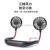 Cross-border hot style neck fan USB charging neck fan double head car fan creative lazy fan