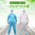 Disposable work clothes non-woven protective clothing with hooded feet dust-proof  tyvek  Disposable  Protective clothin