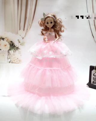 Wedding doll little girl toy holiday art dance gift girl princess gift box set smile happy barbie