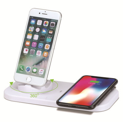 Three-in-one wireless charging base bracket is applicable to apple wireless charging android interface portable charger