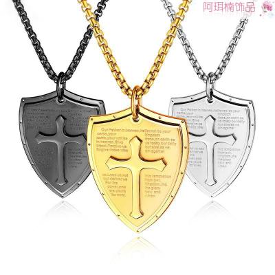 Arnan jewelry fashion stainless steel cross necklace titanium steel cross European,American high-end manufacturers sales