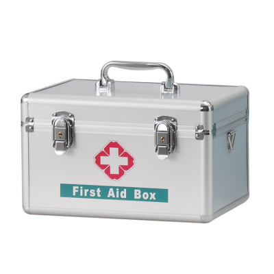 Household aluminum alloy safety medicine box medical home treatment box medical first aid box medical supplies