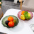 European transparent multicolor fruit tray family living room thickened tea table fruit tray display gift fruit tray