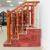 Imitation wood grain aluminum art stair column stair handrail