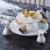 Ceramic creative cute rabbit cake tray exported to Italy birthday cake shelf wedding festival fruit dessert table