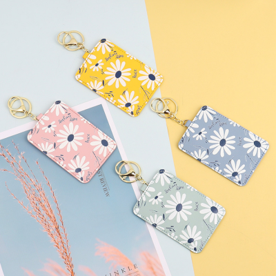 Idyllic lady small Daisy card bag key chain pendant bag exhibition promotion gift bag