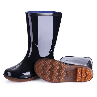 Wear-Resistant Rainshoes Men and Women Rain Shoes Rain Boots Rubber Boots Non-Slip Waterproof Boots \N Tube Fishing Plastic Cover Shoes Labor Safety Rubber Shoes