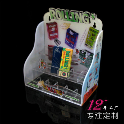 Exhibition stand UV printed logo product display stand supermarket