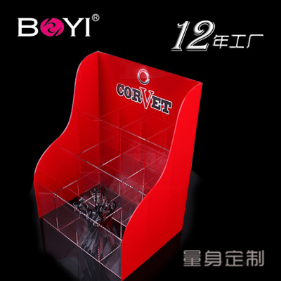 Creative acrylic pen holder multi-function exhibition display shelf plexiglass display box customized wholesale