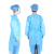 Disposable sterile operating suit