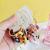 color resin small circle cute children hair circle with sweet candy color princess hair rope Korean hair accessories