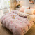 Coral Fleece Duvet Cover Thick Double Layer Warm Berber Fleece Quilt Cover Flannel Duvet Cover