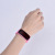 Cool solid color watch band silicone bracelet children and students color led display widescreen digital watch bracelet