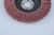 Alumina Brown Fused Alumina Red Sand Net Cover Louvre Blade Flap Disc Polishing Wheel Polishing Pad Manufacturer 100 * 16mm