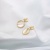 2019 New Korean Style Popular Earrings Crown Micro-Inlaid Short Elegant Real Gold Earrings