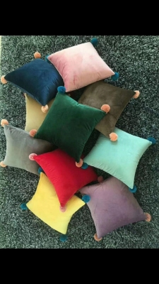 Dutch Fluffy Balls Pillow
