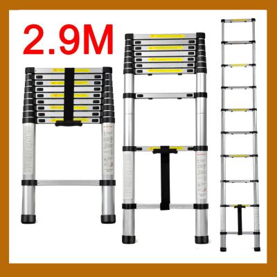 Aluminum alloy multiple expansion bamboo extension ladder - purpose ladder - son ladder factory direct sales