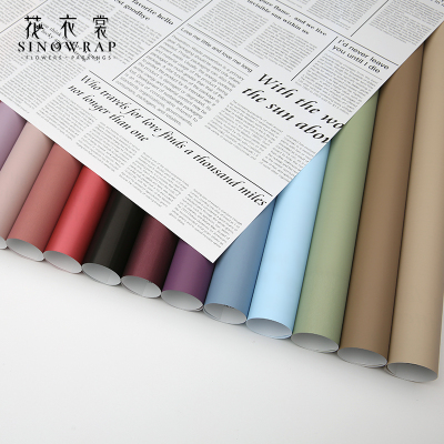 hot sell Colorful printed Newspaper waterproof flower wrapping paper