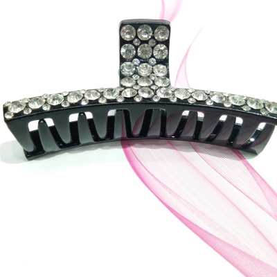 New square set crystal diamond claw clip environmental protection continues to material popular heif