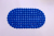 PVC plain color oval water drop bathroom non-slip pad elderly and children bathroom shower room bath bath non-slip pad