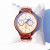 Steel band men's watch casual fashion men's watch a fake three-eye watch generation