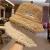 Hat female ins lamb dovetail alphabet embroidery fisherman 's Hat of autumn and winter thermal plush basin Hat
