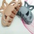 The new Korean peach heart rubber claw clip environmental protection continues to material popular heif