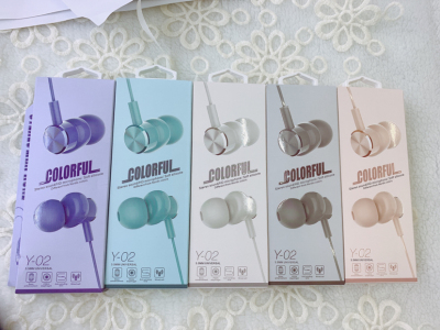 Y-02 headphone in-ear vivo original oppo iphone apple 6 huawei