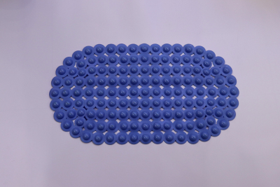 PVC plain color oval water drop bathroom non-slip pad elderly and children bathroom shower room bath bath non-slip pad