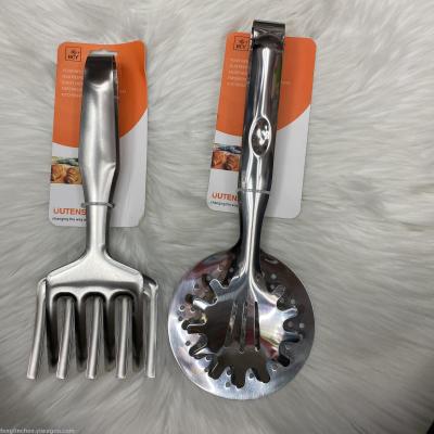 Stainless steel multifunctional food clip fry fish clip filter oil clip steak clip barbecue products