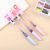 Luminous design dazzle color pop girl heart magic wand crystal pen small fresh sand gradient neutral pen