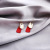 2019 New Fashionable Geometric Contrast Color Earrings Lazy French Style Earrings Women's Elegant Internet Celebrity Minimalist Autumn/Winter Earrings Earrings