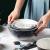 Japanese and Korean ceramic tableware stone grain rice bowl soup bowl household noodles bowl salad bowl fruit bowl
