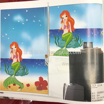 Blackout3d HD Digital Printing Cartoon Roller Shutter Finished Children's Room Children's Entertainment Place Room Darkening Roller Shade